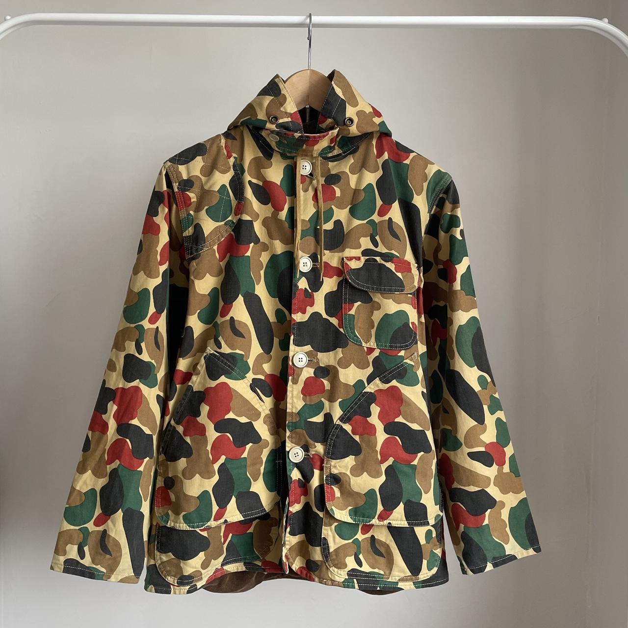 90s extreme rare vintage a bathing ape camo jacket... - Depop