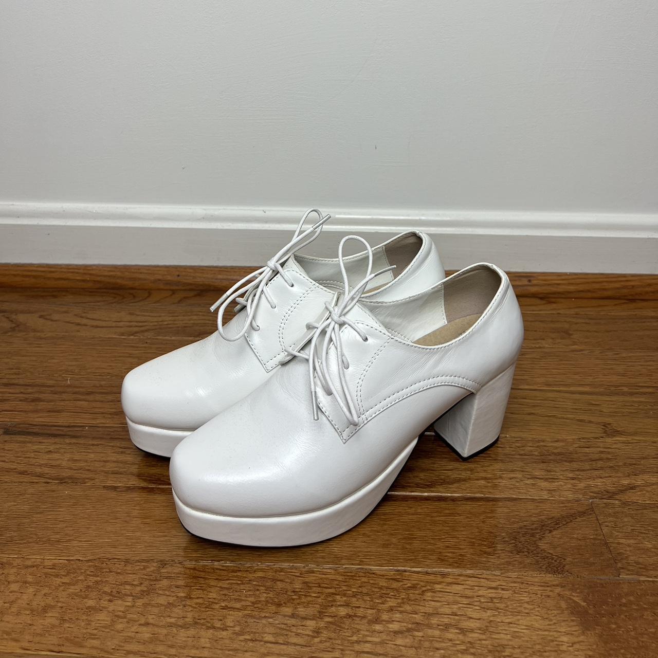 Women's White Brogues