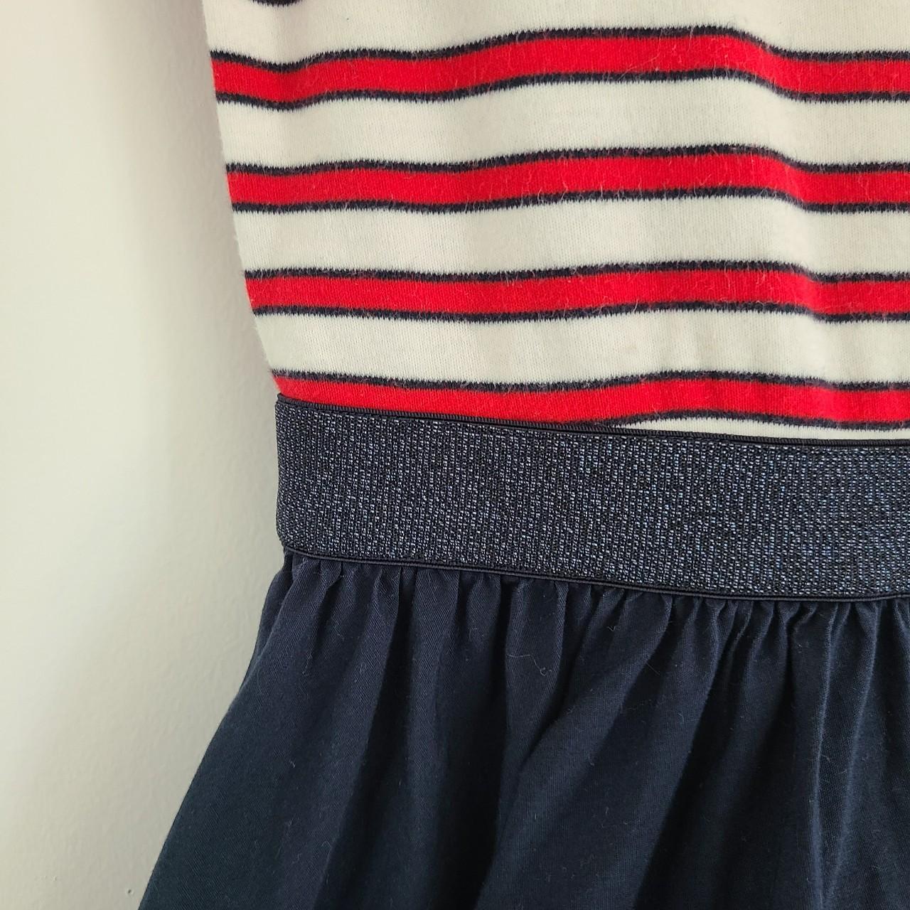 Catimini Red and Navy Dress (2)