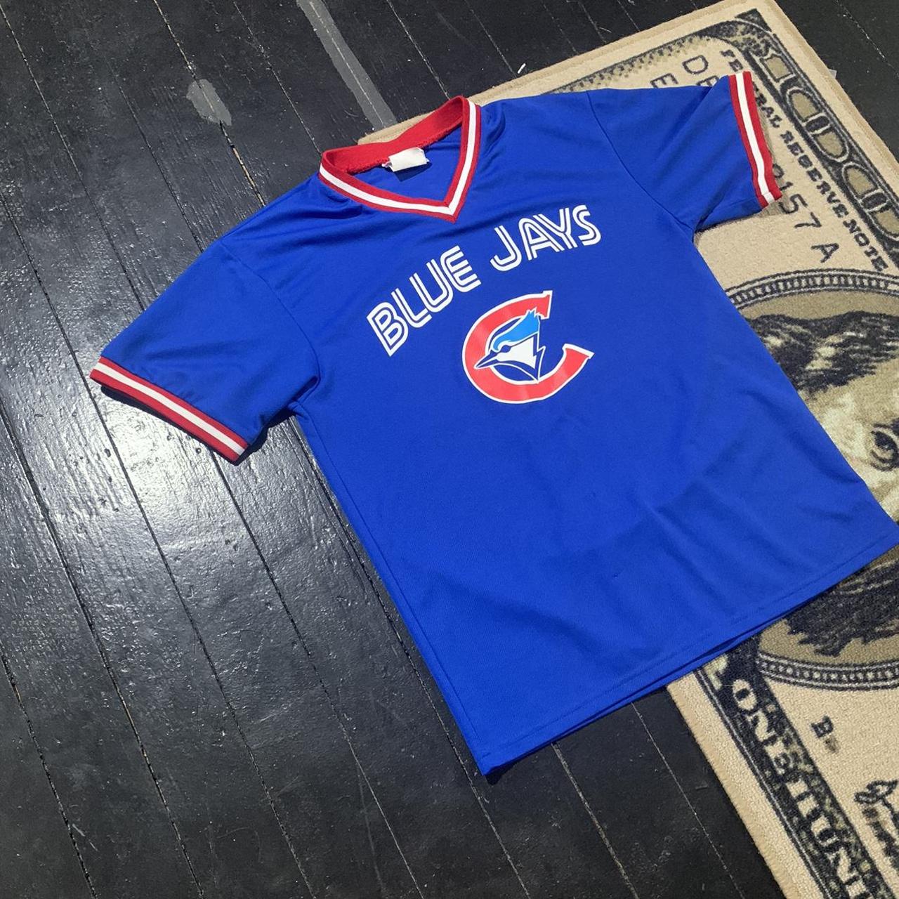 Vintage Toronto Blue jays baseball jersey by - Depop