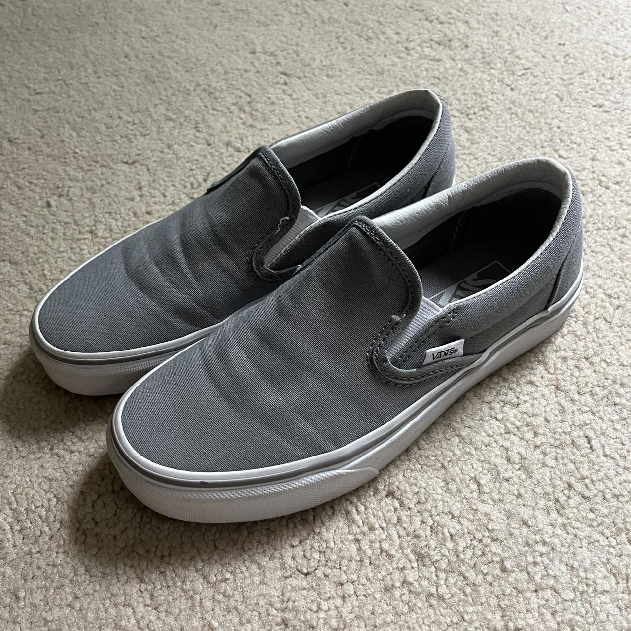 Dove gray clearance slip on vans