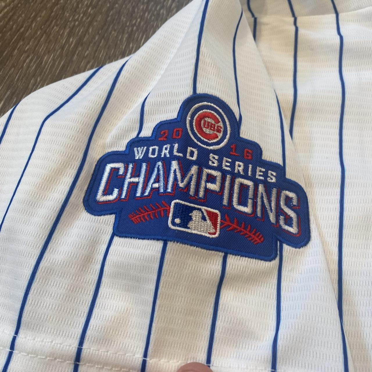 Chicago Cubs Jersey Kris Bryant Gold MLB World Series Champions