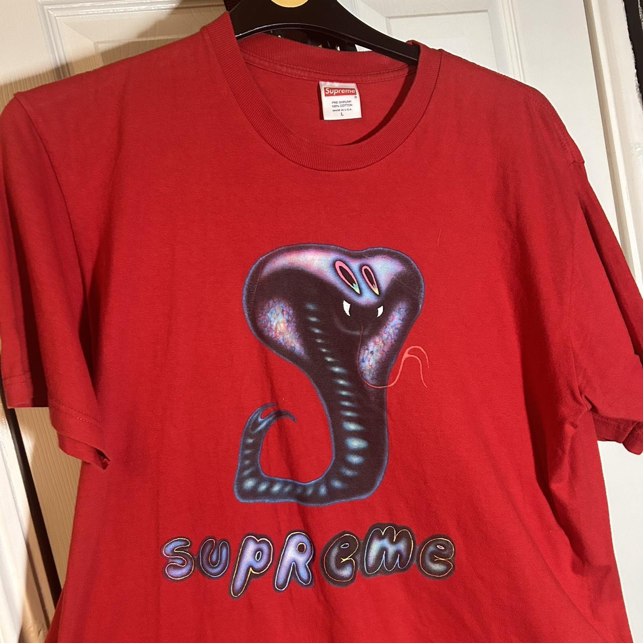 Supreme Snake Tee Worn only a few times. - Depop