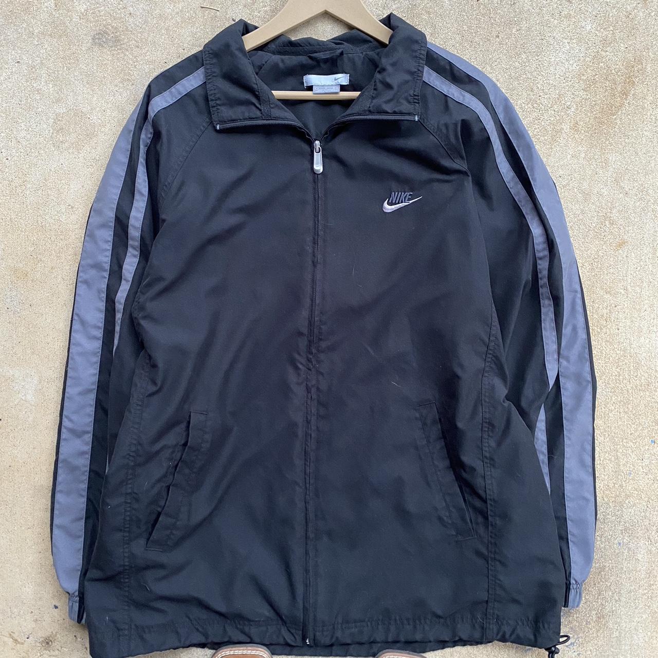 Vintage silver tag Nike jacket. Tag says large but... - Depop