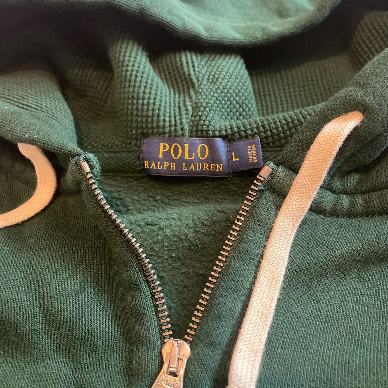 Vintage Polo Ralph Lauren Zip-Up Hoodie Great... - Depop