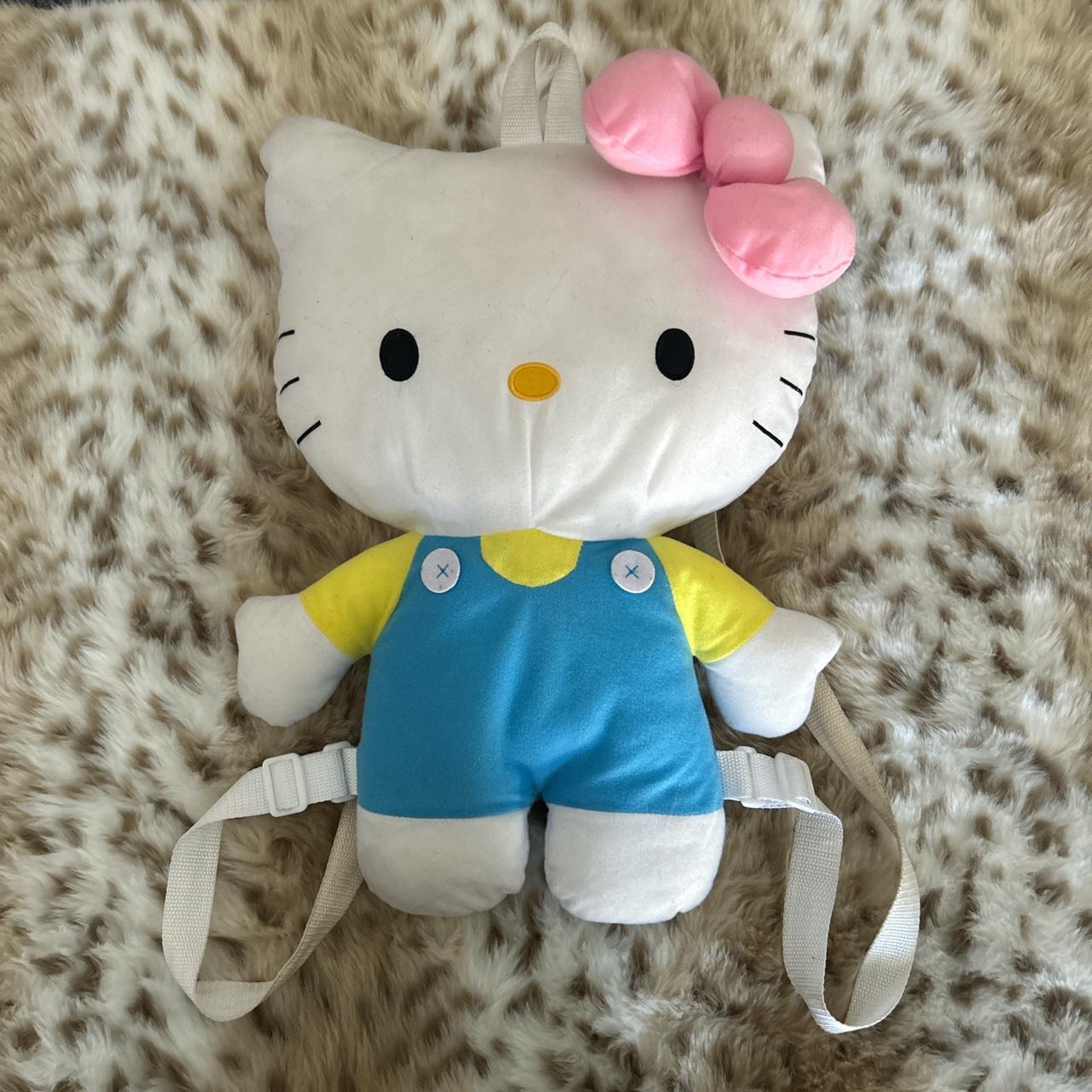 Hello Kitty Plush Backpack Has Some Wear And Tear Depop 1038