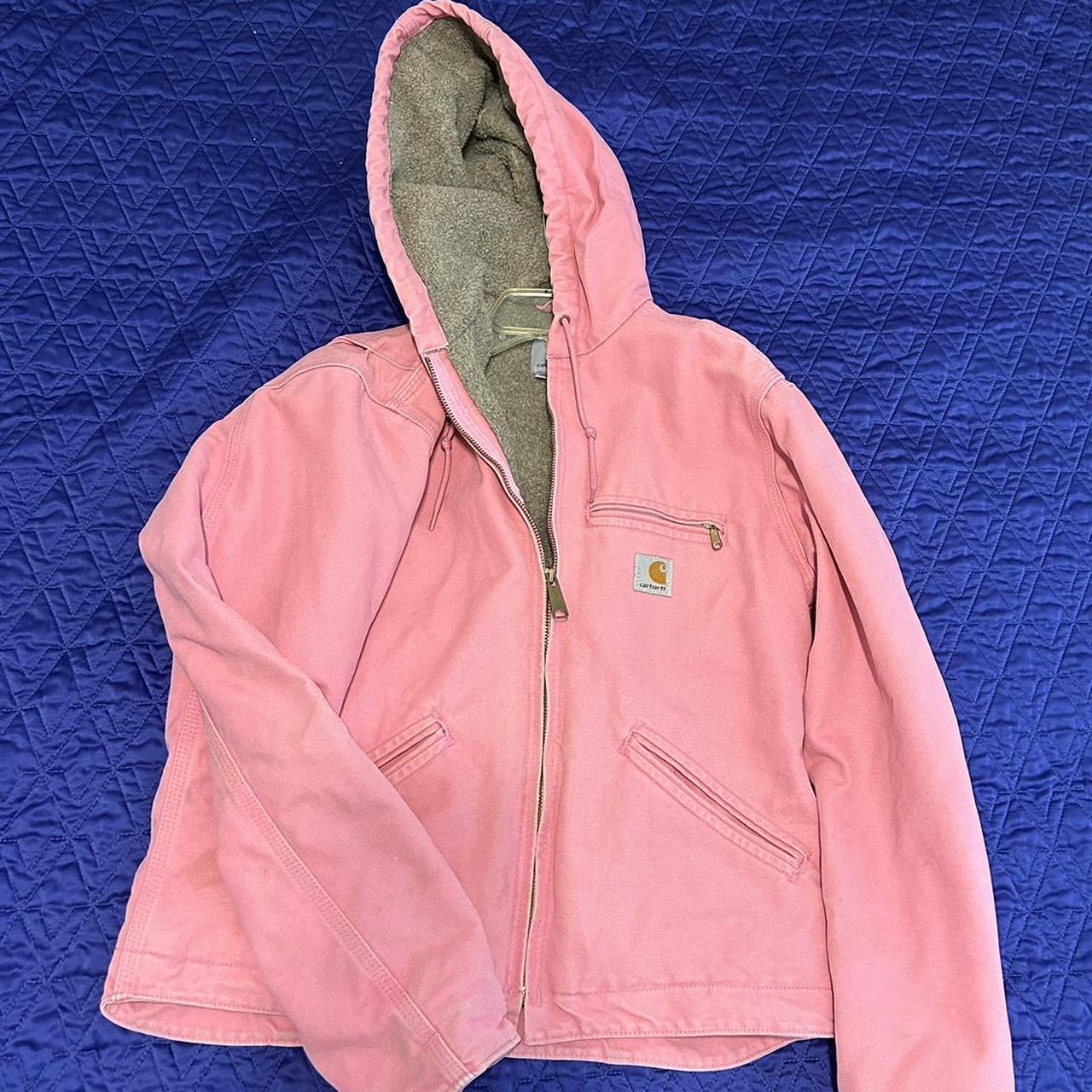 Vintage Bubblegum Pink Carhartt Jacket💓 -Size... - Depop