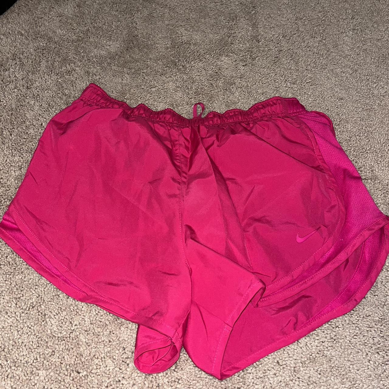 hot pink new nike shorts - Depop