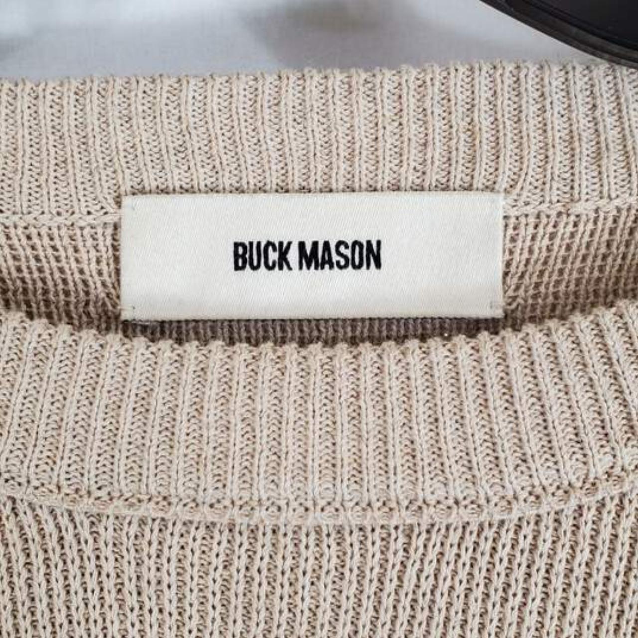 Buck Mason Men Beige Sweater Sz Medium Brand: Buck... - Depop