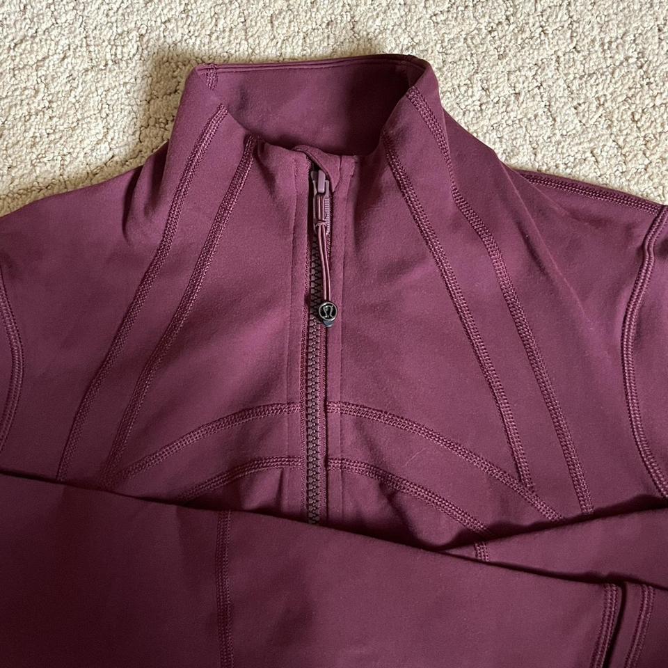 Jacket Lululemon Burgundy size 6 US in Cotton - 38879331
