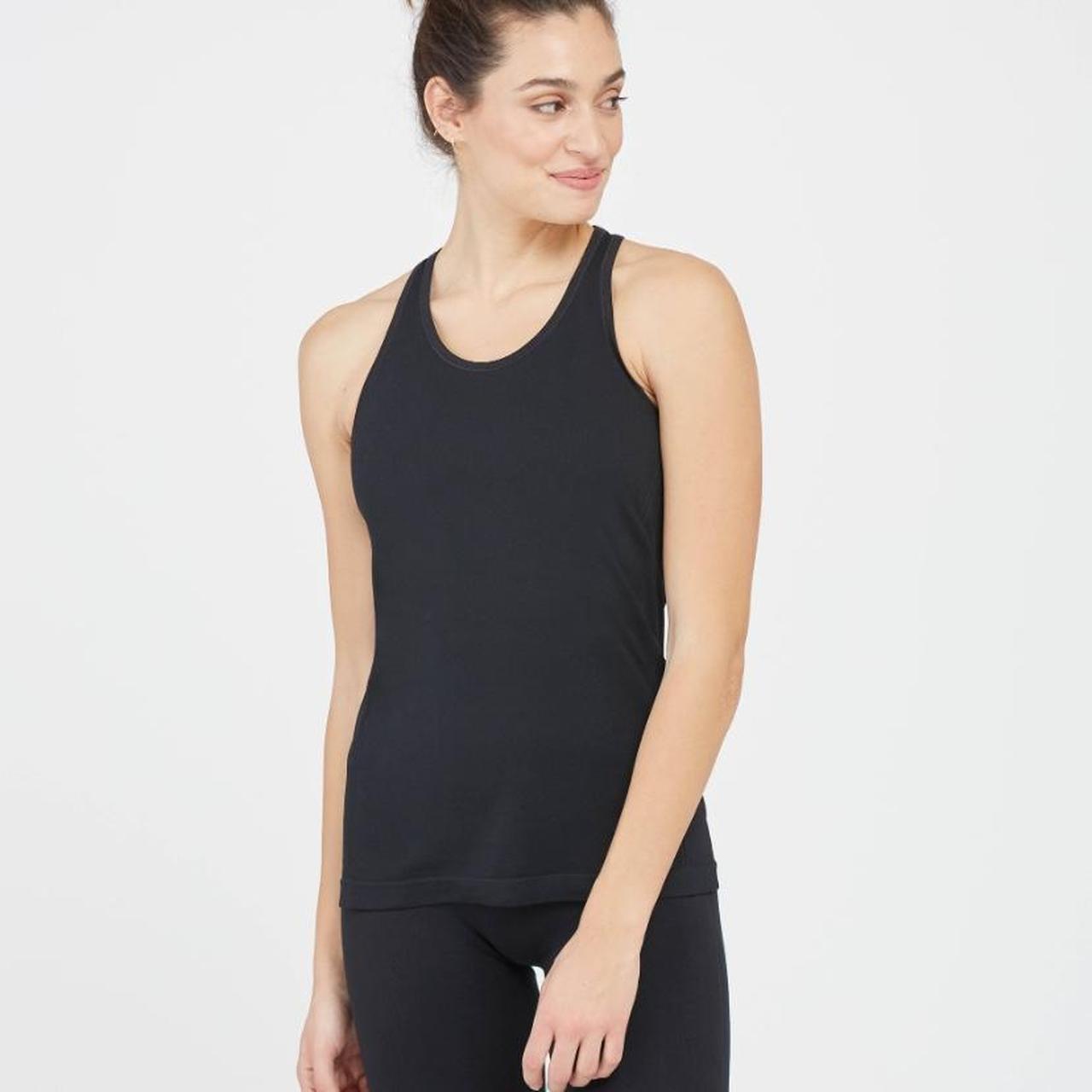 NWT SPANX Lamn Seamless Active Tank Black 1X, Brand