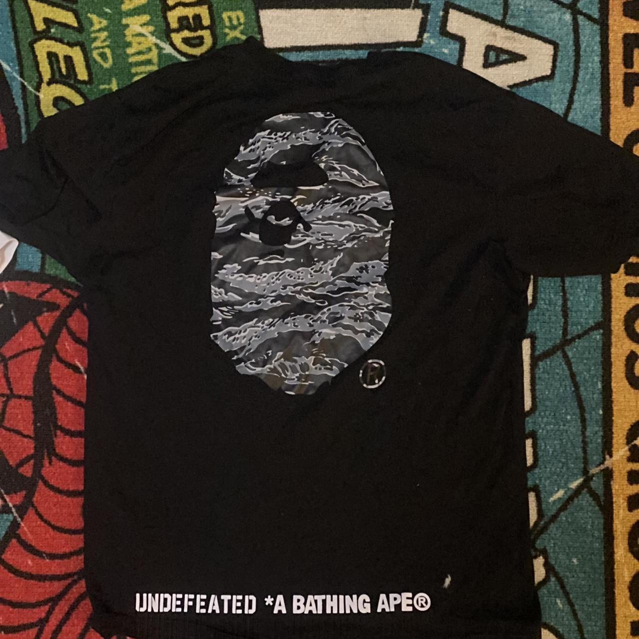 bape x undftd tee never worn #bape #tshirt #new - Depop