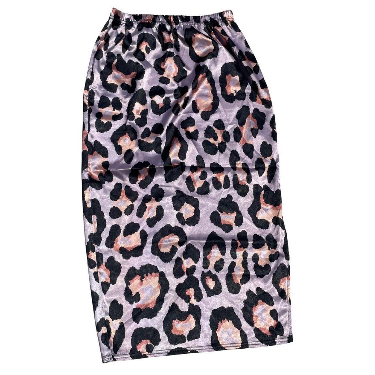 Leopard midi skirt missguided hotsell