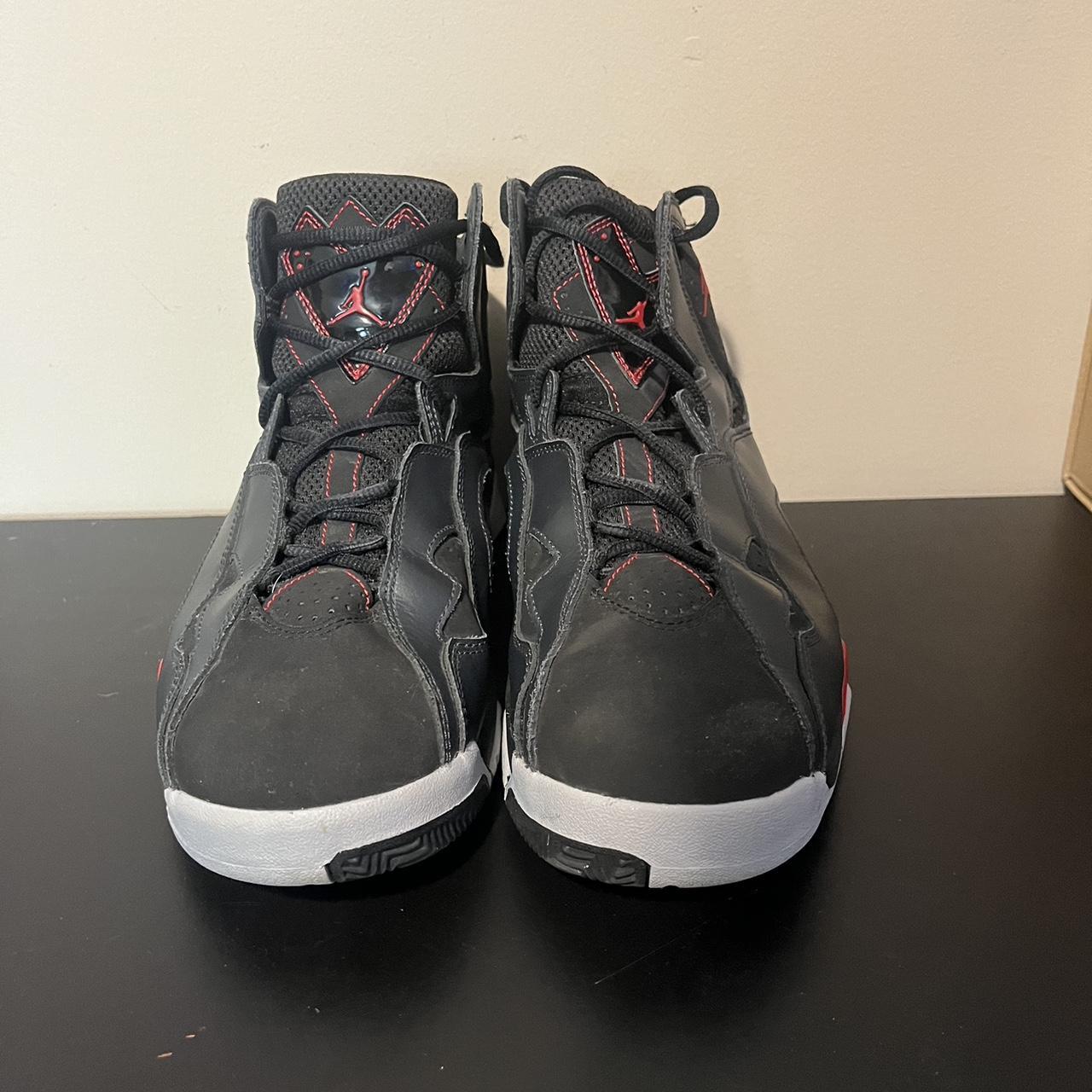 jordan true flight black and red