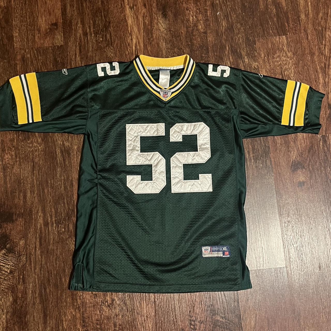 Reebok, Shirts & Tops, Youth Yellow Green Bay Packers Jersey