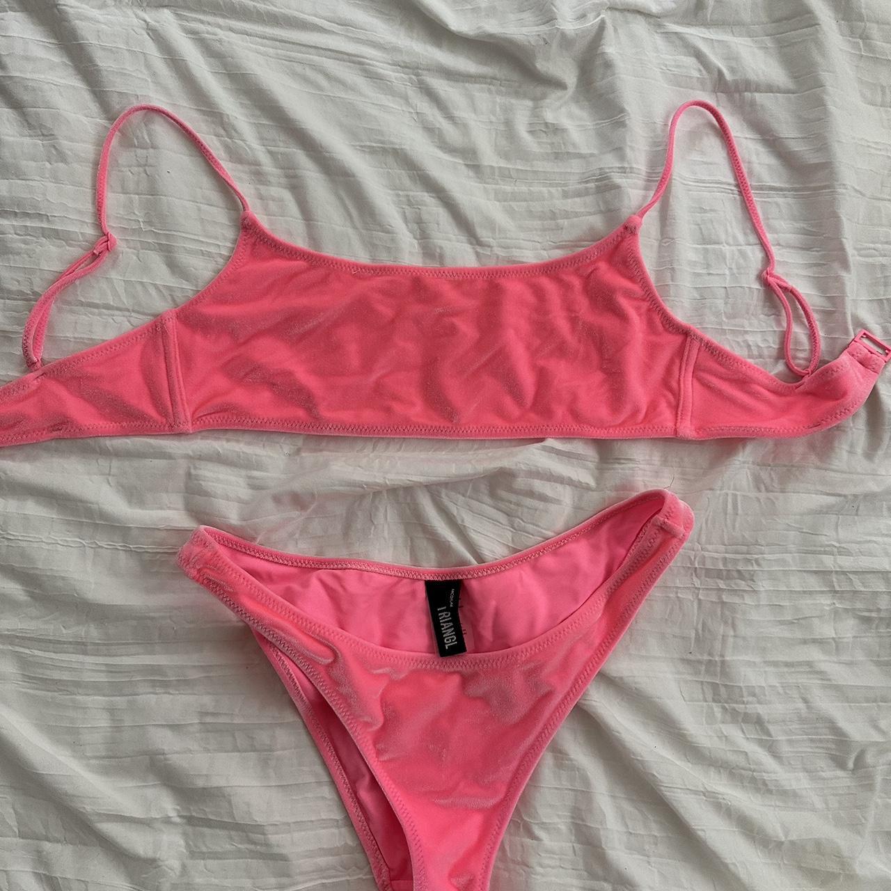 Triangl Women's Pink Bikinis-and-tankini-sets | Depop