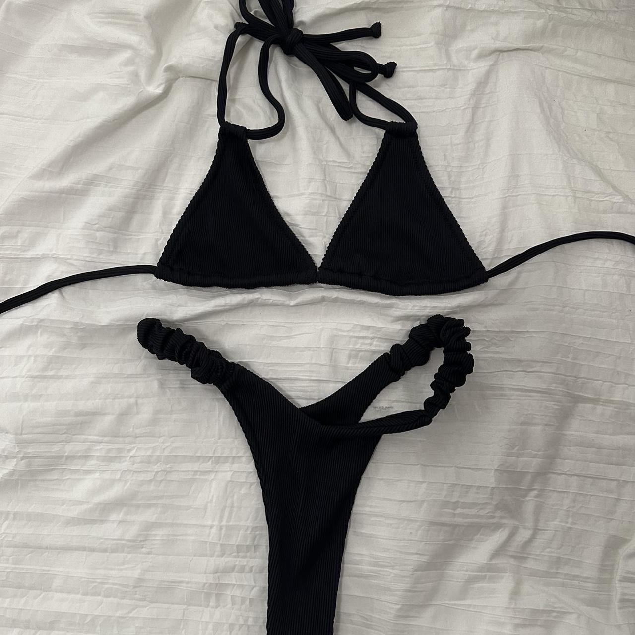 Kulani Kinis Women's Black Bikinisandtankinisets Depop