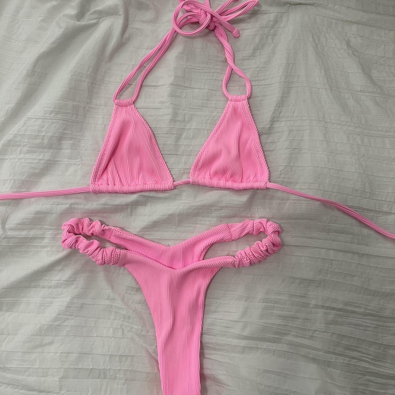 Kulani Kinis Womens Pink Bikinis And Tankini Sets Depop