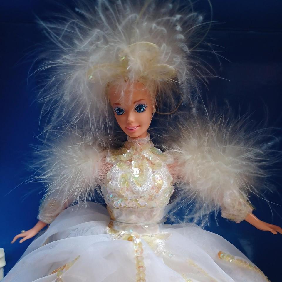 Vintage 1994 Snow Princess Barbie Enchanted Seasons... - Depop