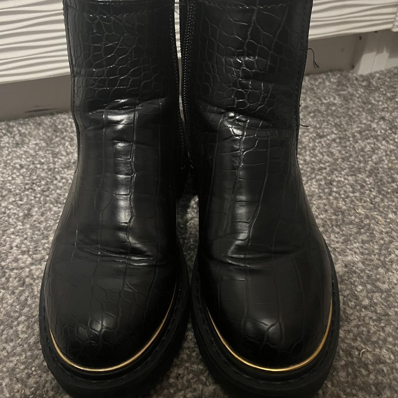 new look ladies black boots