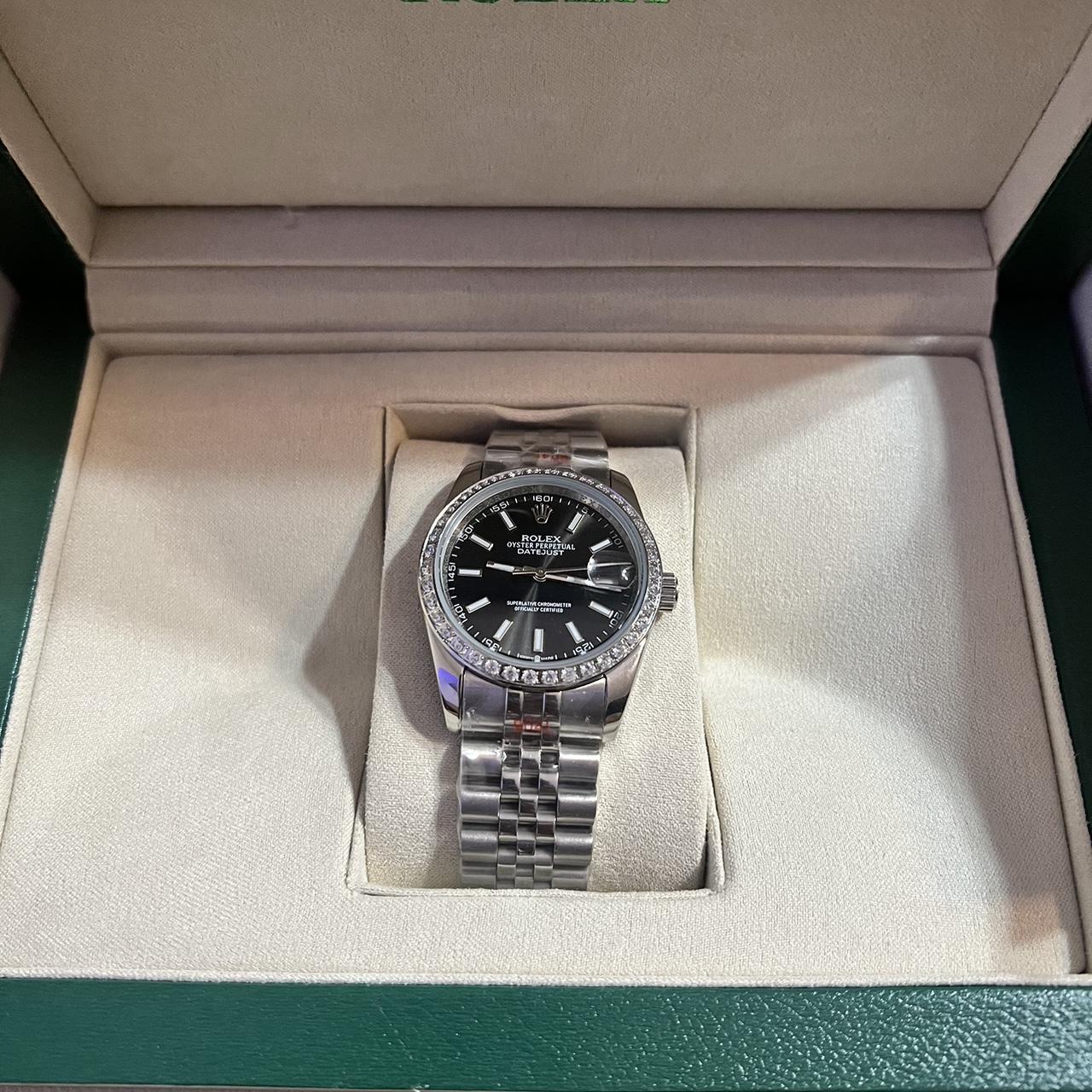 Rolex men’s Diamond watch fresh unused Open to any... - Depop