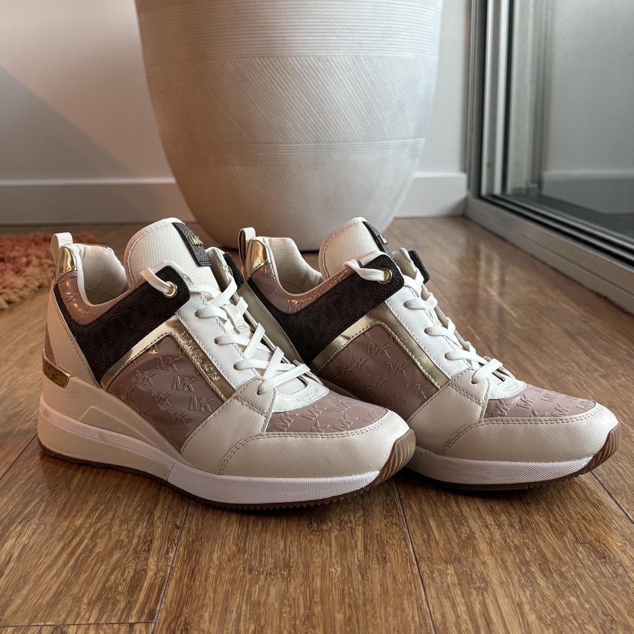 michael kors mixed media sneakers