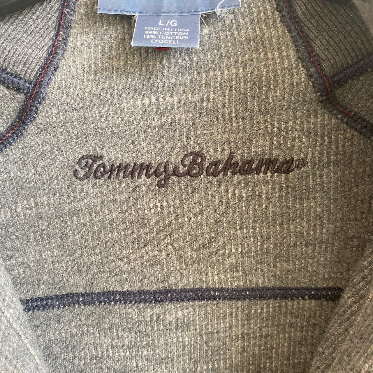 Tommy Bahama Men's Grey Jumper | Depop