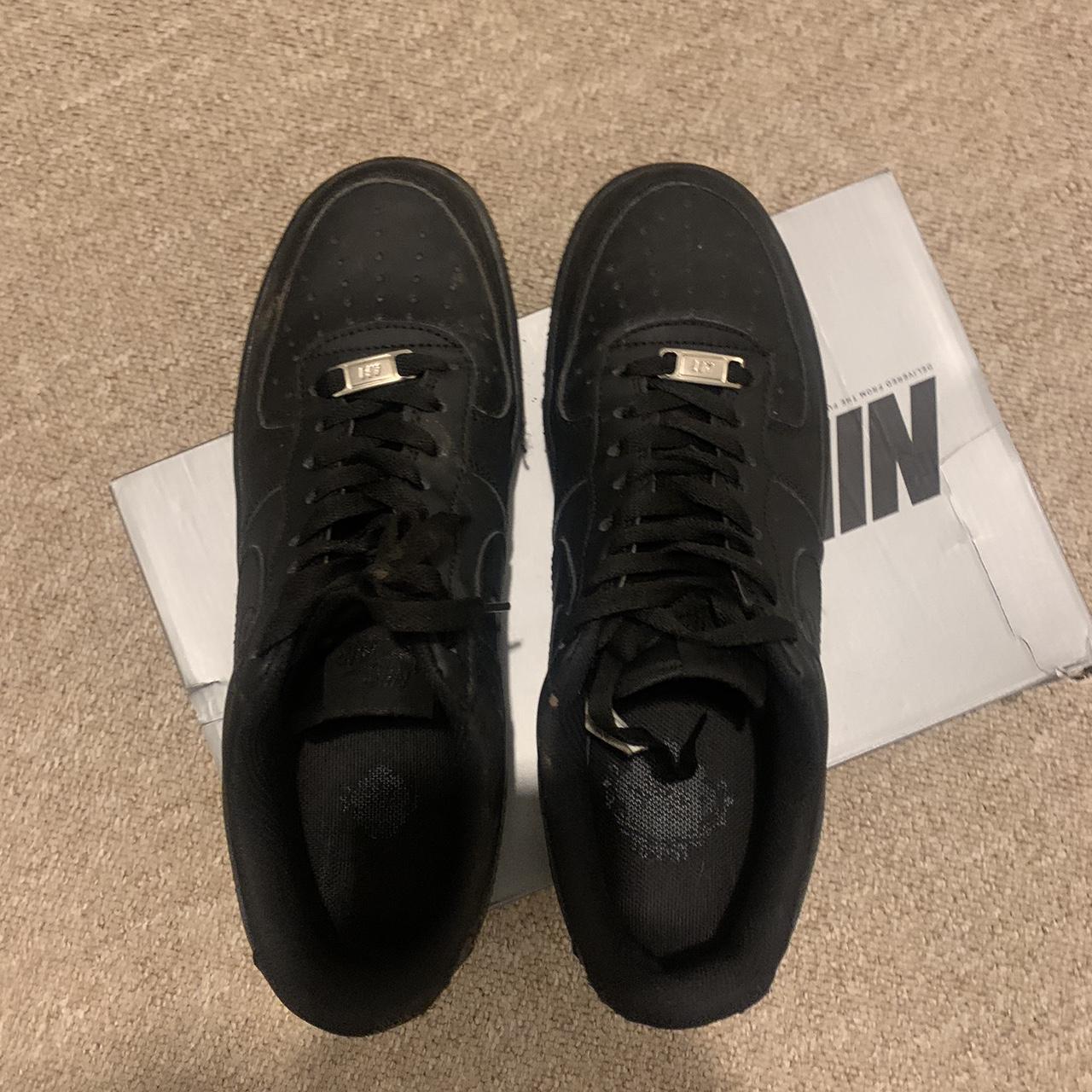 mens black air force 1s