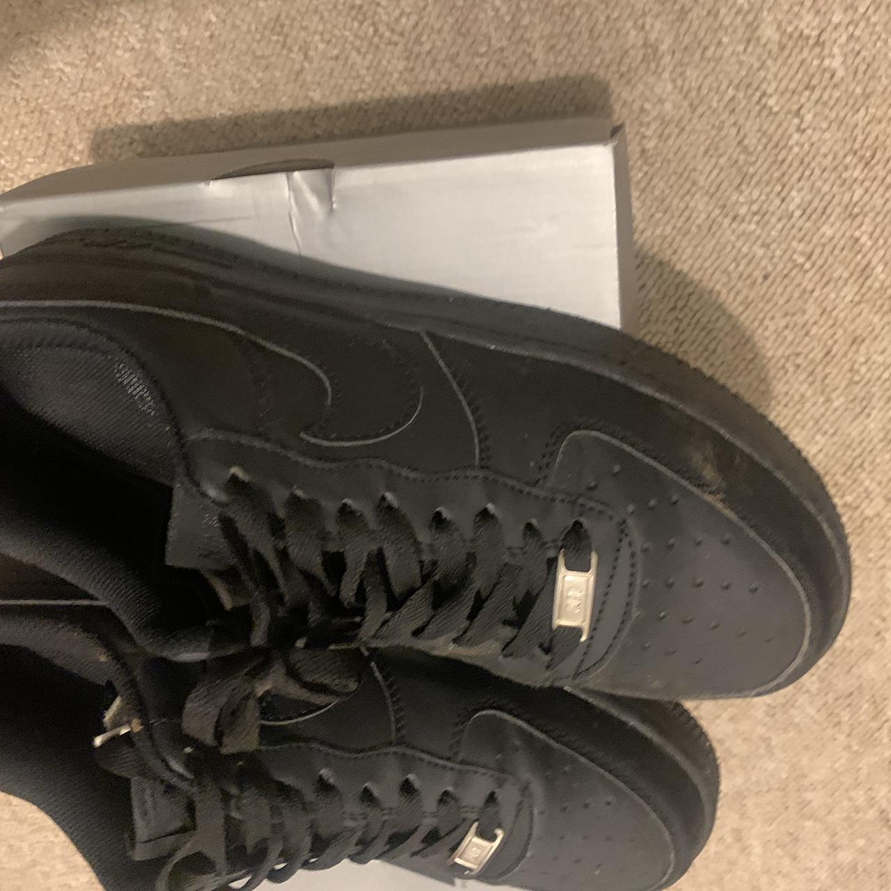 mens black air force 1s
