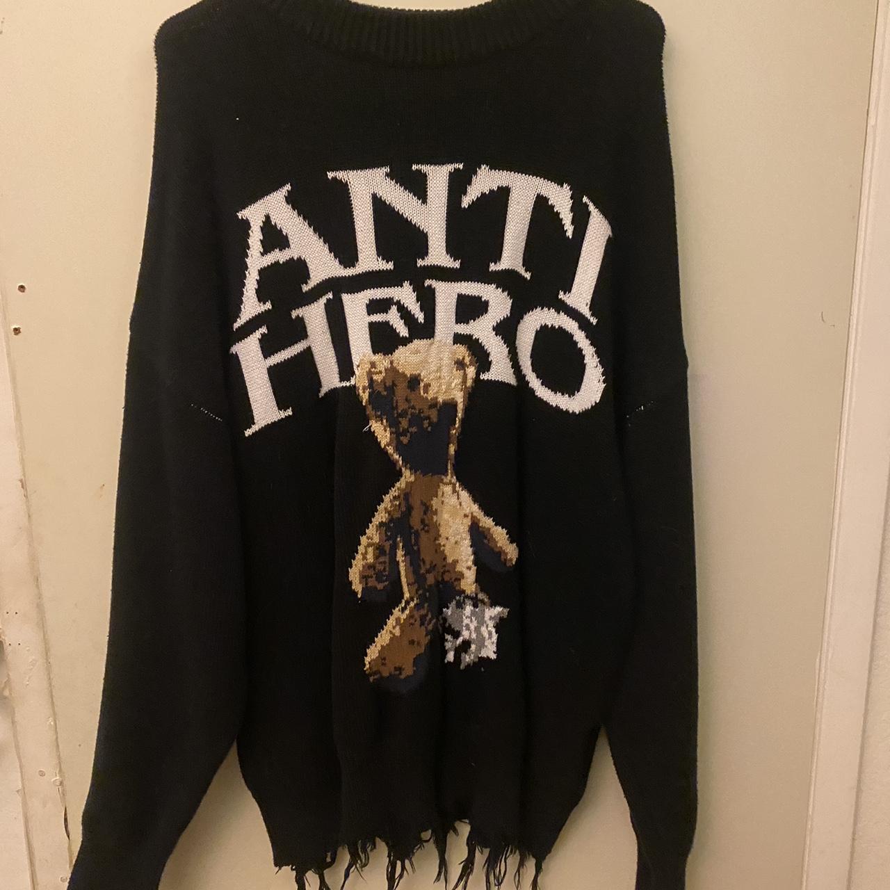 Anti hero teddy bear jacket, I take bad photos sorry