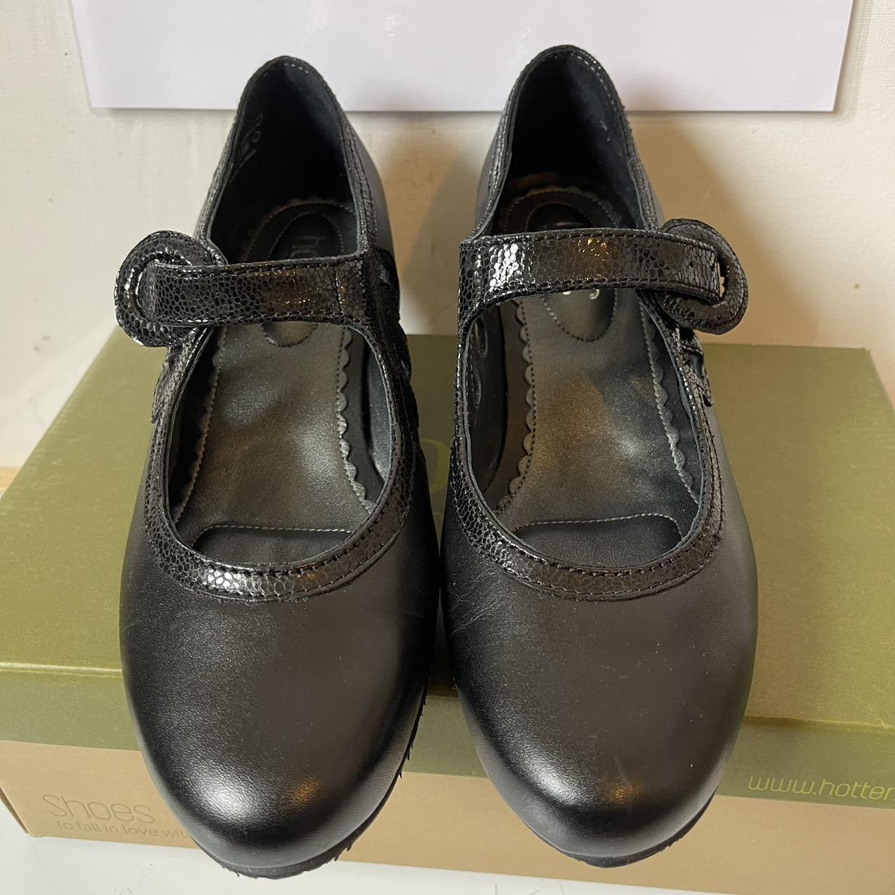 Hotter Valetta Smart Leather Shoes Size UK 6 EU 39... - Depop