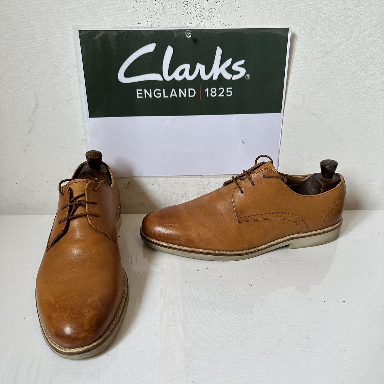 clarks tan leather boots