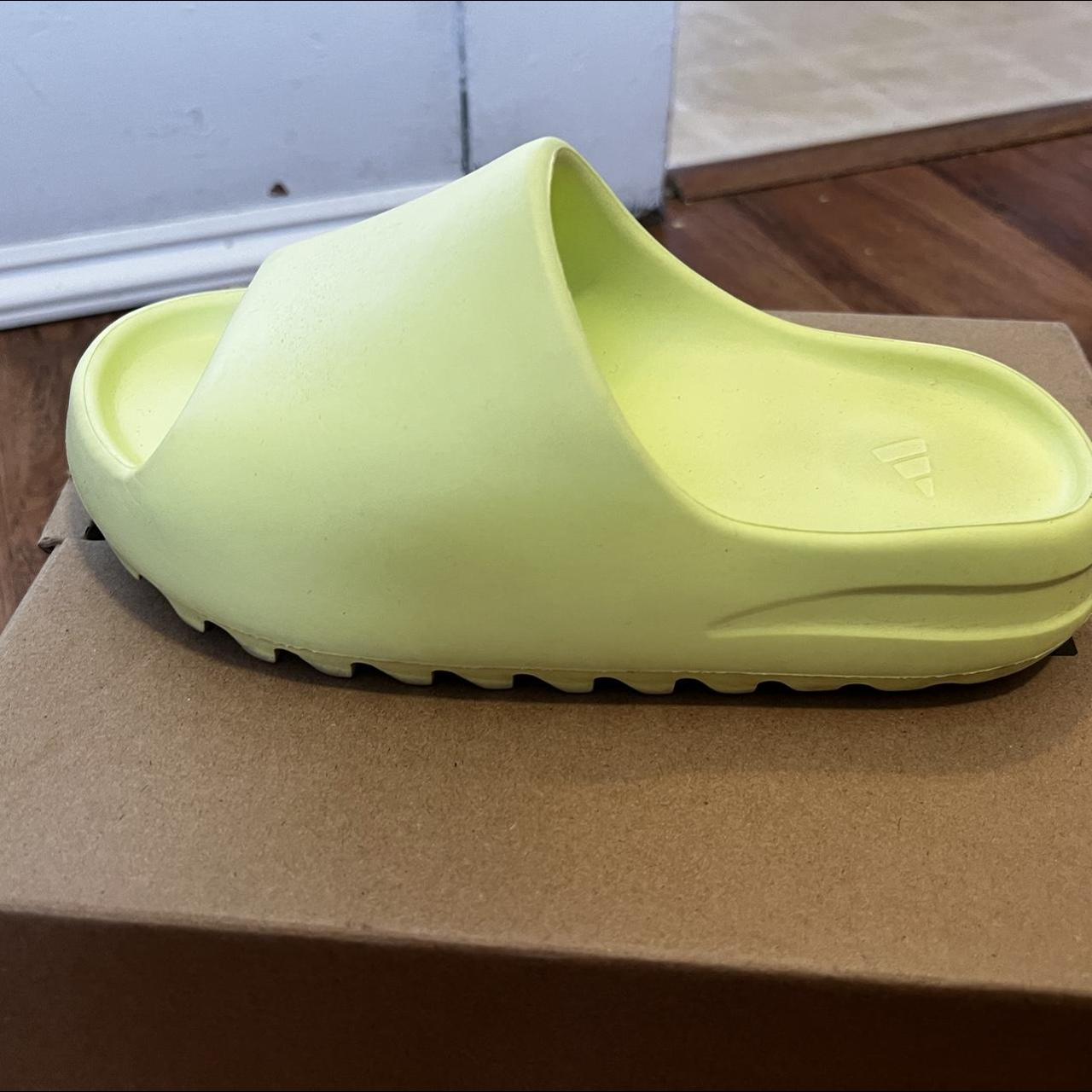 Yeezy Green Sandals Depop