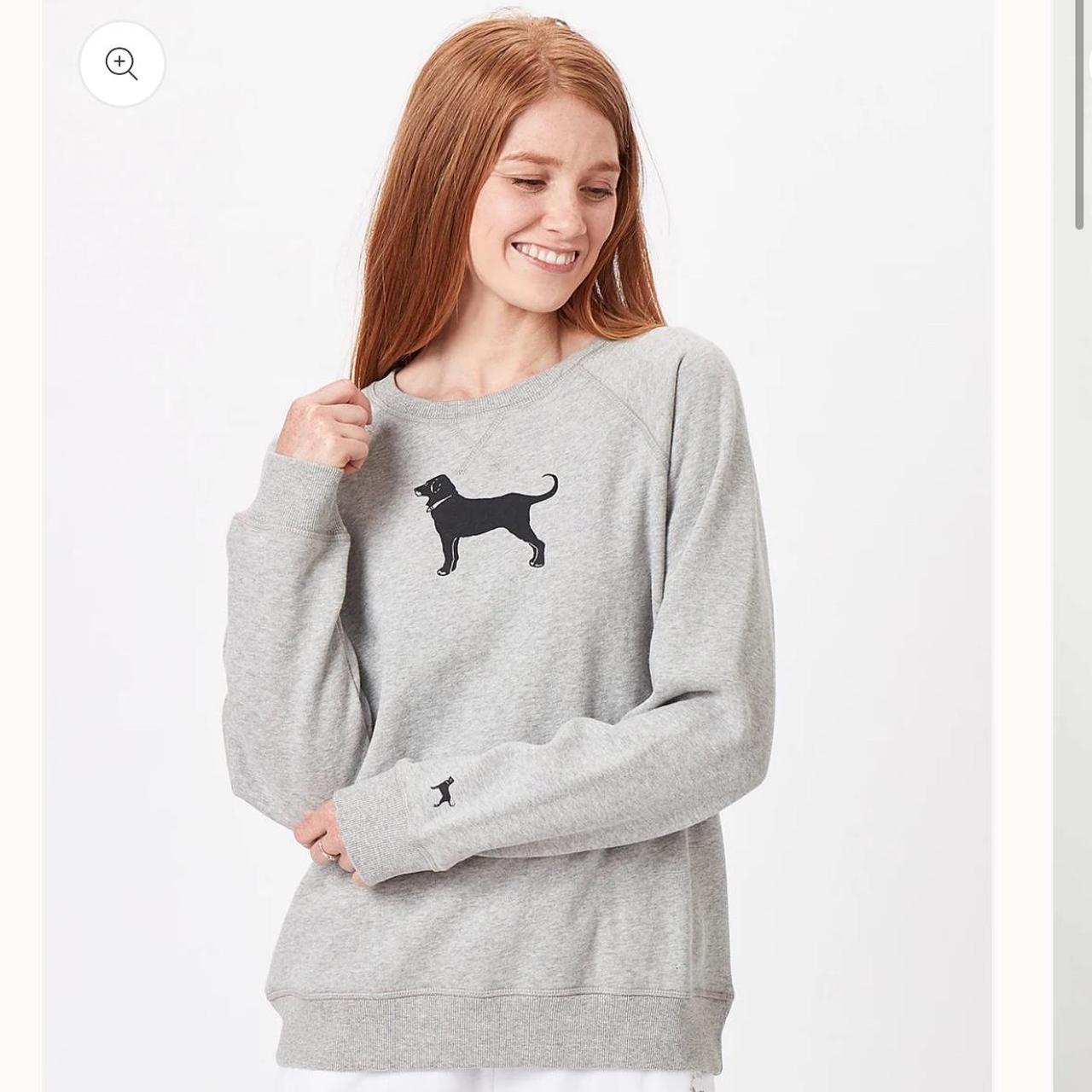 Black dog crewneck sweatshirt sale