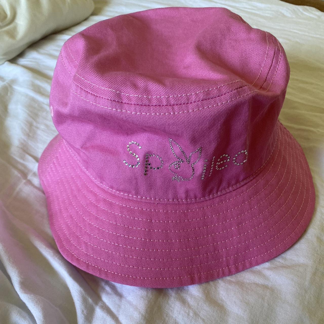 LIMITED EDITION PLAYBOY PACSUN BUCKET HAT hot pink... - Depop