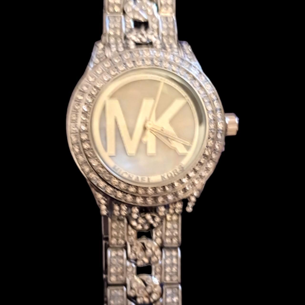 NWOT authentic Michael Kors silver watch mk. Depop