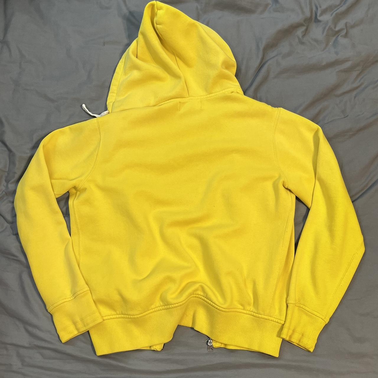 Polo jacket yellow and blue (Broken Zipper**) Size M Depop