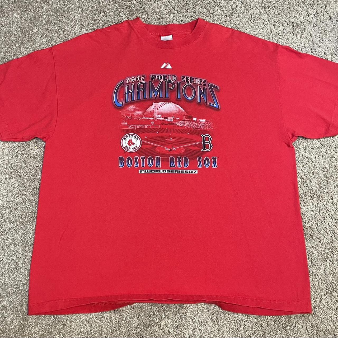 World Series Red Sox shirt Long sleeve 2007 - Depop