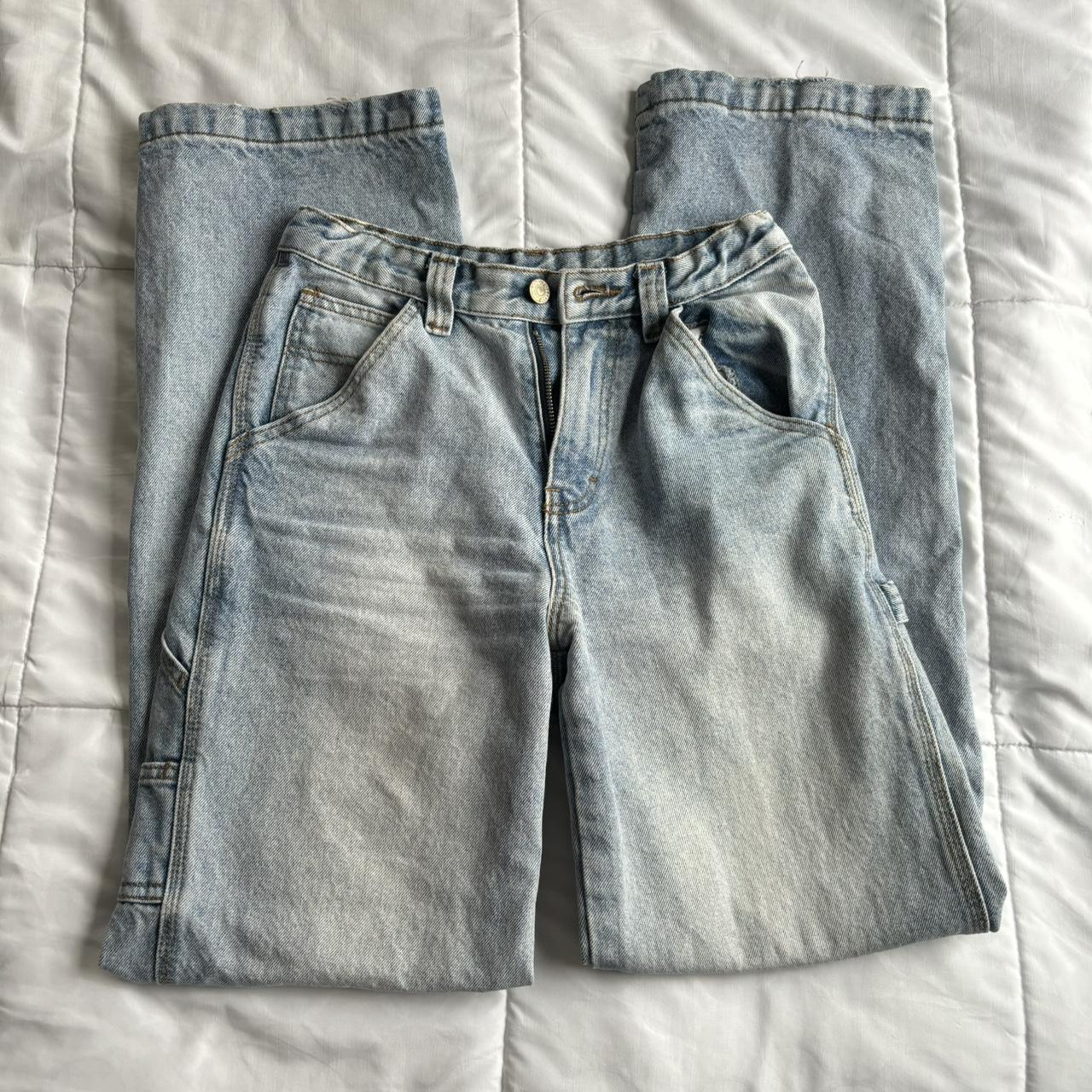 Brandy Melville feanne jeans. Flaws shown in photos,... Depop