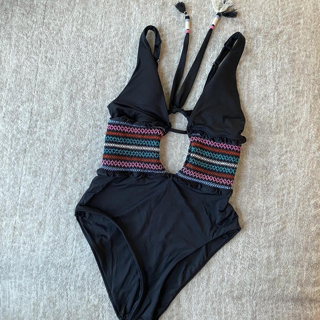 Women's Black Swimsuitonepiece Depop