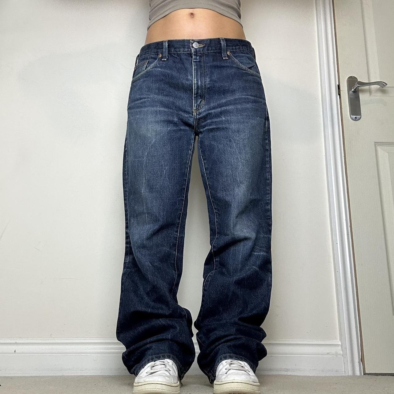 Vintage guess slouch baggy jeans Shown on size 8... Depop