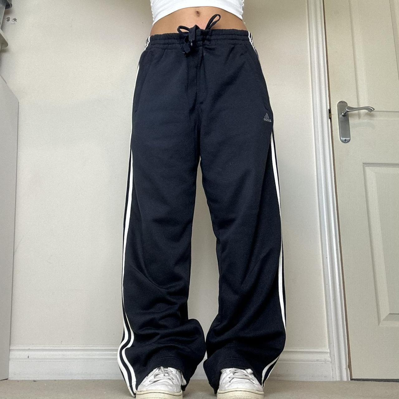 Adidas Women's Navy and Blue Joggers-tracksuits | Depop