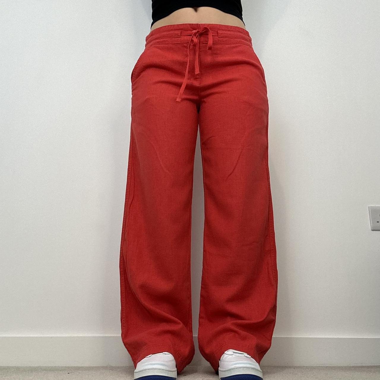 Buy Lipsy Berry Red High Waist Wide Leg Tailored Trousers from Next India