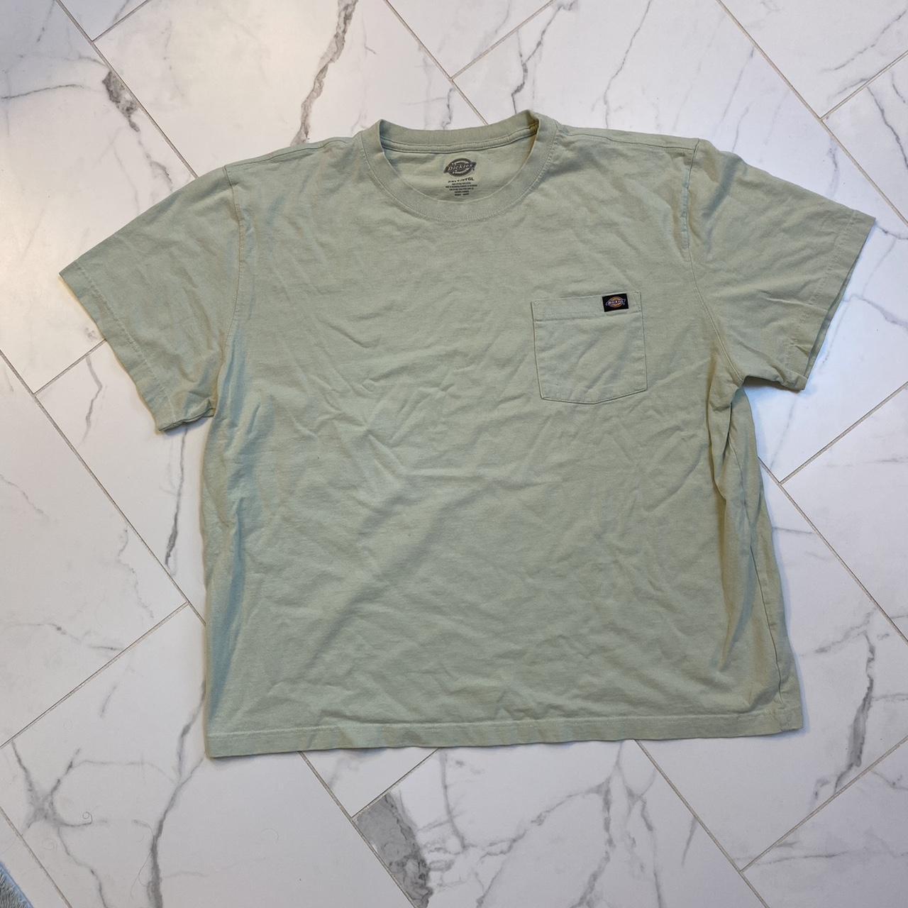 Mint Green Dickies Pocket Tee Size 2XL Excellent... Depop