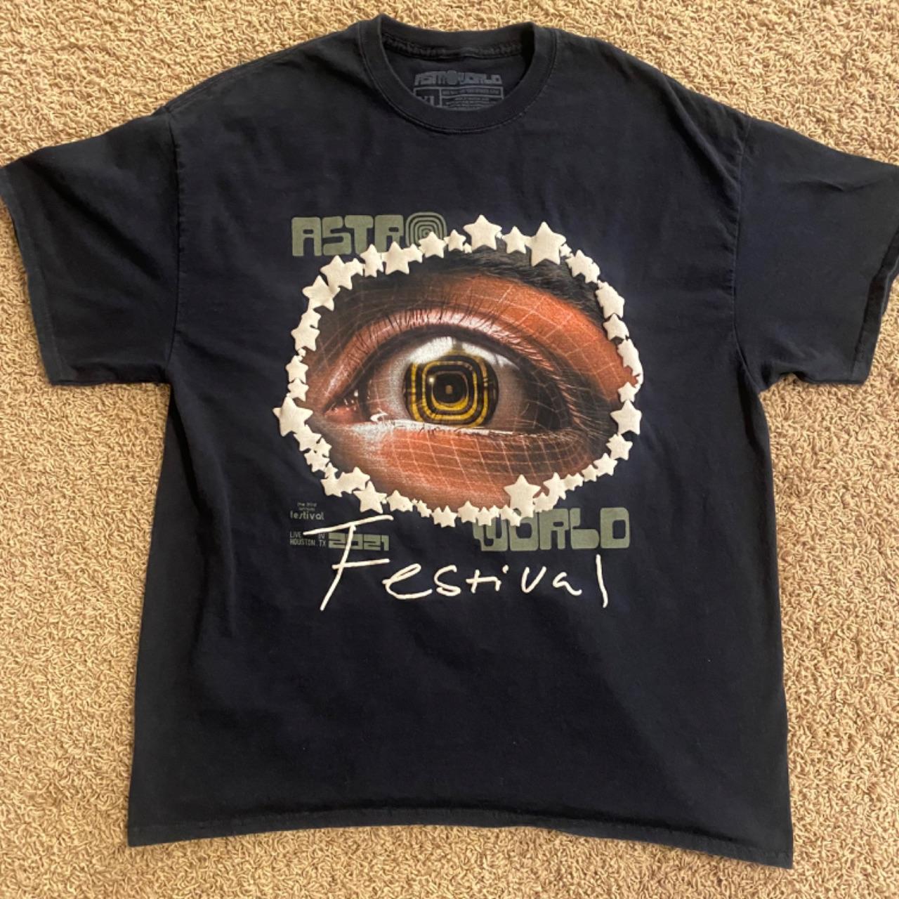 Travis scott astroworld 2024 concert T shirt 2021