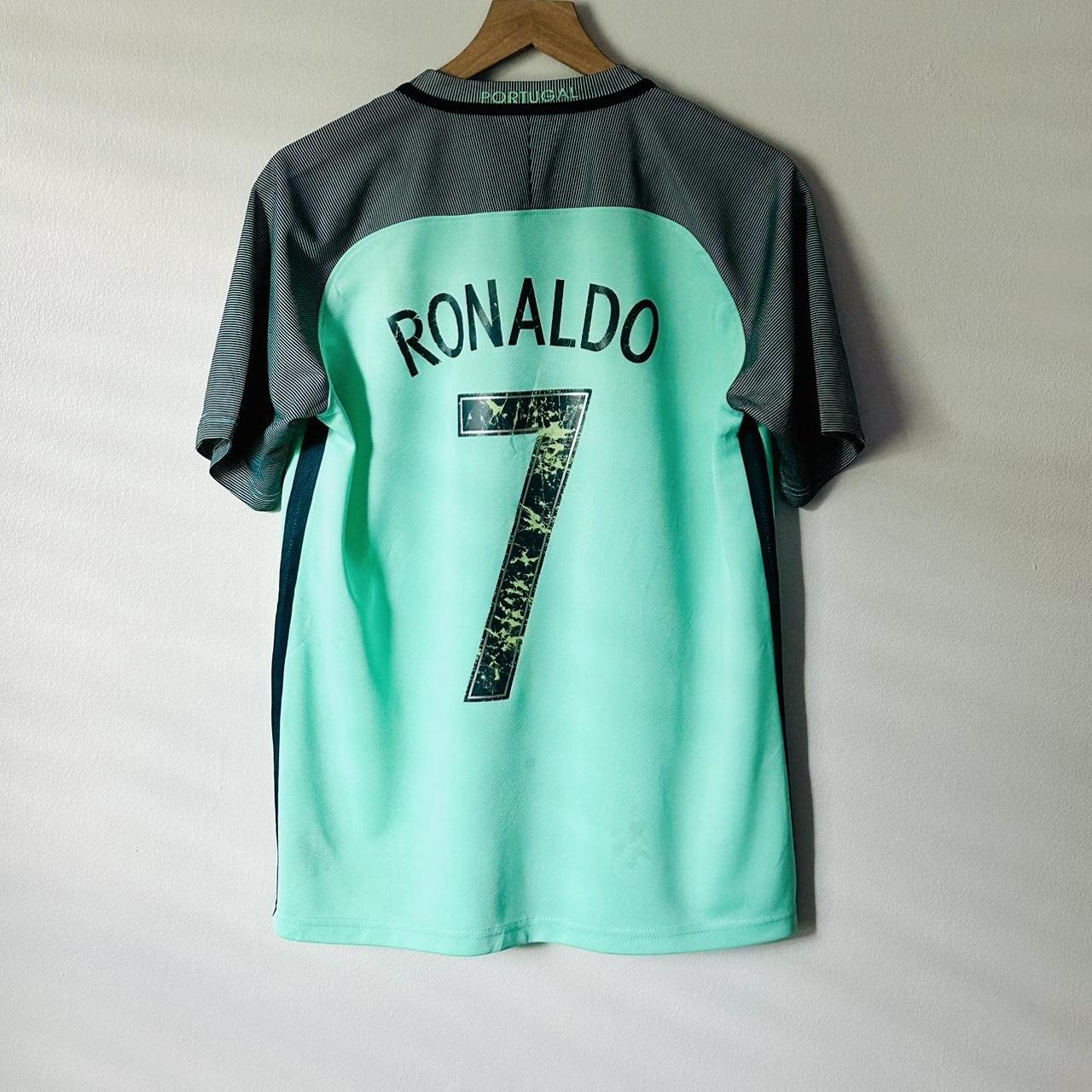 Cristiano Ronaldo Portugal Soccer Jersey Pit to... - Depop