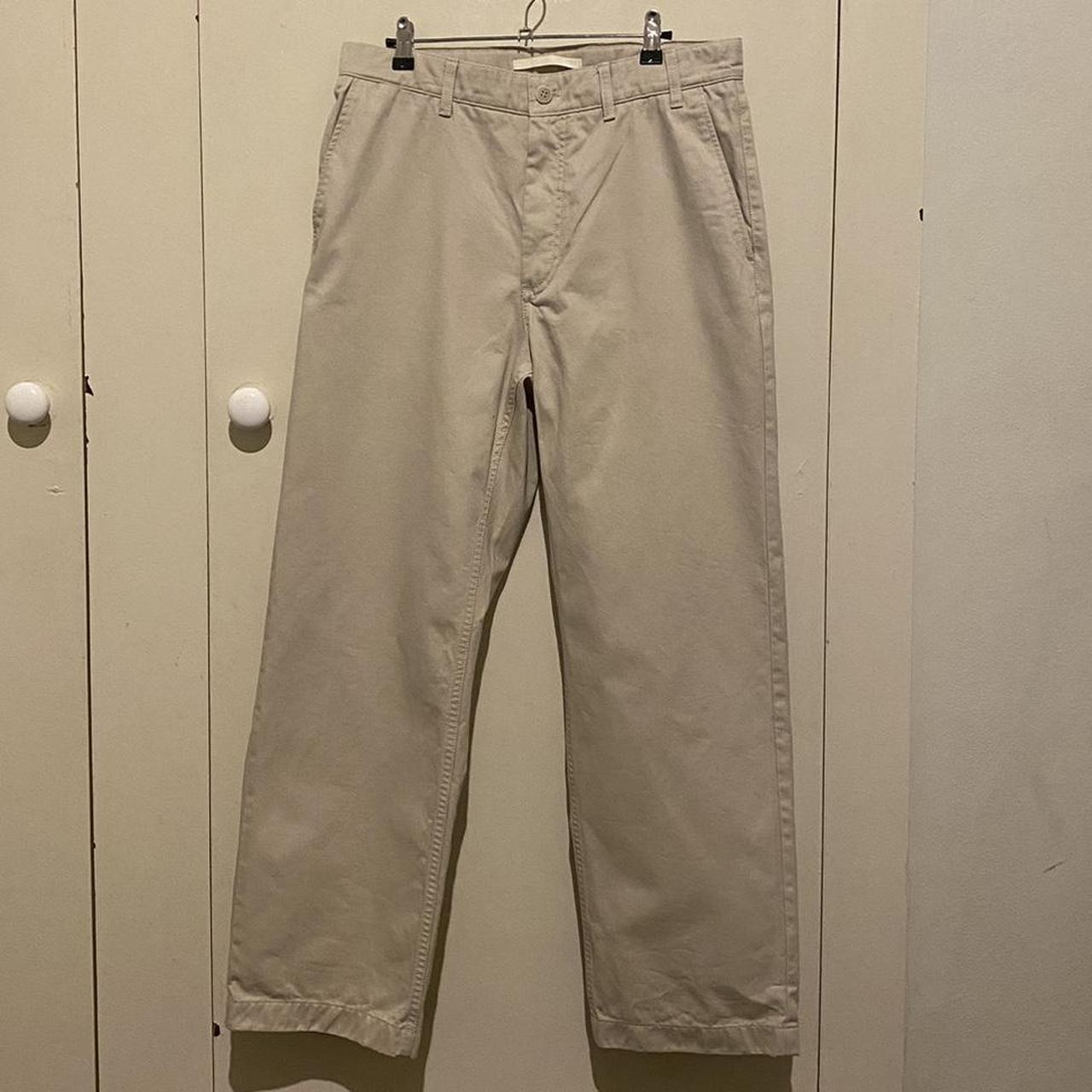 Norse Projects Lukas Wide Pant Cream Size... - Depop