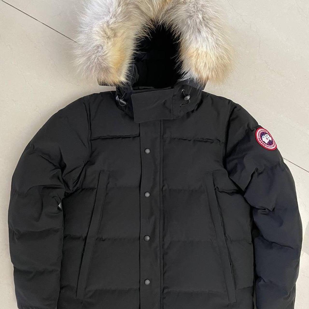 Black Canada goose Wyndham puffer jacket Red badge... - Depop