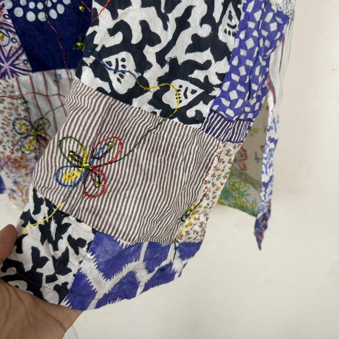 Women's Blouse - Multi - S – Patchwork lightweigh… - image 4