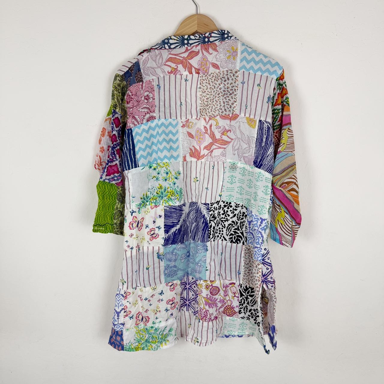 Women's Blouse - Multi - S – Patchwork lightweigh… - image 5